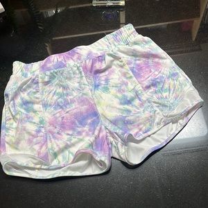 Tie dye shorts